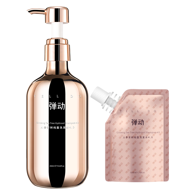  8+MINUTES/弹动 蓬松控油防断 人参洗发水  450ml