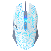 Dareu 达尔优 EM915 经典裂纹版 有线鼠标 6000DPI 白色