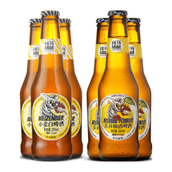 斑马精酿 白啤酒+果啤组合  1x6x265ml 6瓶装 265ml