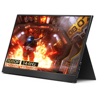 爱国者aigo便携式17.3英寸显示器144Hz高刷 游戏电竞扩展屏笔记本电脑手机一线直连