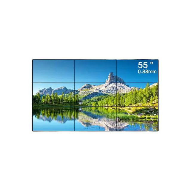 科罗拓 CXC550KLTGL 55英寸0.88mm拼缝液晶拼接屏 3×3壁挂组合套装
