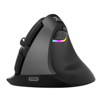 DeLUX 多彩 M618mini 2.4G蓝牙 双模无线鼠标 2400DPI RGB 樱花粉+猫爪鼠标垫
