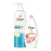 多芬（Dove）洗发水 净透滋润洗护洗发乳滋养水润零硅油 水漾赋活修护干枯分叉 密集滋养洗发水700ml