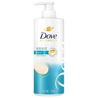 多芬滋养水润洗发乳洗发水按压式瓶装洗头膏男女通用干枯毛躁 【烫染受损易断发】密集修护700g