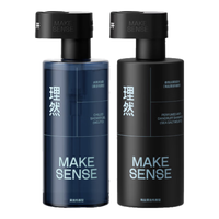 MAKE ESSENSE 理然 男士沐浴露洗发水控油蓬松去屑止痒氨基酸保湿洗护套装莫吉托香型