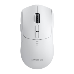 三巨 G750 鼠标 白色有声版-超长续航 2.4G