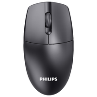  PHILIPS/飞利浦 人体工程学 无线鼠标  SPK7347【电池版】黑色