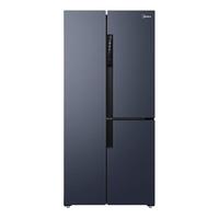 Midea 美的 BCD-443WKPZM(E) 风冷T型对开门冰箱 443L 深空蓝