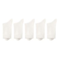 棉竹屋袜子女款纯棉秋冬季中筒袜白色2025春秋月子无骨长筒袜 2白色+3奶白 5双 均码 35-39