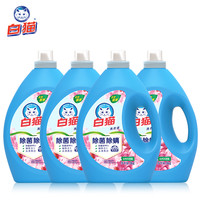 White Cat 白猫 无磷除菌除螨洗衣液3kg×4瓶