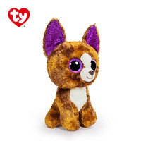 TY 大眼玩偶棕毛吉娃娃德克思特（中）