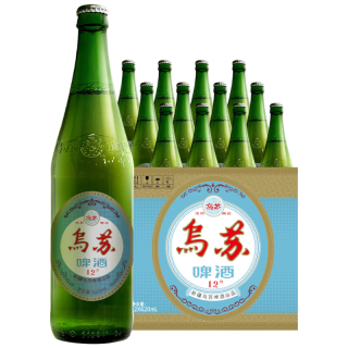 PLUS会员：乌苏啤酒 京东自营大红乌苏烈性啤酒40周年纪念款620ml*12瓶整箱装