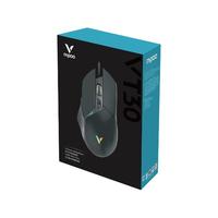 RAPOO 雷柏 VT30 有线鼠标 6200DPI RGB 黑色