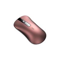 适用华为无线蓝牙鼠标可充电静音电脑办公笔记本游戏商务家用学生超长续航耐也 玫瑰金/无线版