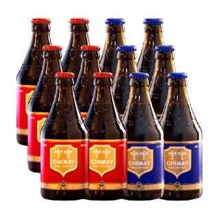 88VIP：智美 比利时智美红帽/蓝帽组合装330ml*12瓶修道院精酿啤酒
