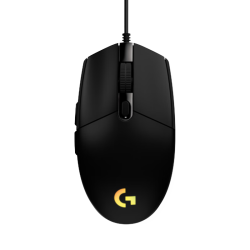 罗技 G102 有线鼠标 8000DPI RGB 黑色
