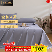 KooWispo 新疆长绒棉磨毛全棉床单单件纯棉酒店床上被单 A类新疆长绒棉 100支 磨毛
