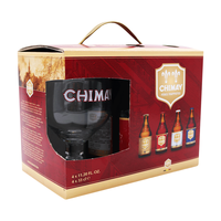 CHIMAY/智美 比利时原瓶 啤酒礼盒+酒杯  礼盒装 330ml