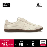 Onitsuka Tiger 鬼塚虎 德训鞋男女懒人运动休闲鞋子春夏TOKUTEN SLIP-ON 米白色 38