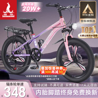 凤凰 山地自行车男女变速山地车碟刹青少年儿童自行车单车