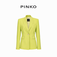 PINKO 【尊享3期免息】女士柔美收腰单排扣西装100180A14I S63 S