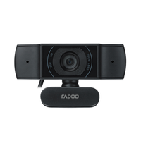 雷柏 高清摄像头USB 即插即用 内置麦克风