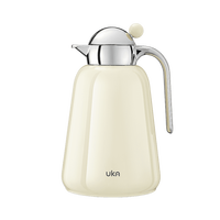 优加 智能温显保温壶 1L 奶白色