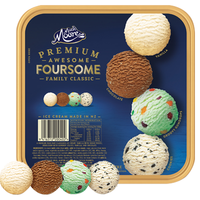 玛琪摩尔新西兰2L超大桶冰淇淋香草甜筒冰激凌巧克力雪糕