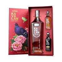 噶玛兰(Kavalan)噶玛兰单一麦芽威士忌礼盒装KAVALAN纯麦收藏麦芽台湾威士忌洋酒 噶玛兰帝雉新春礼盒经典单一麦芽