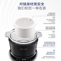 摩飞 电炖锅 煲汤锅养生锅 家用3.5L可预约定时炖汤电煮锅煮粥锅 多功能婴儿辅食料理锅MR9082