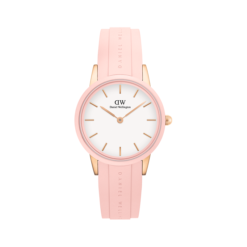 丹尼尔惠灵顿（DanielWellington）手表女 DW女士手表小粉胶石英欧美腕表  32MM千禧粉 DW00100532