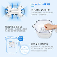 飞利浦 净水壶厨房净水器自来水过滤壶滤水器家用4.2L滤水壶