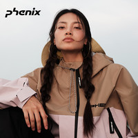 88VIP：Phenix 菲尼克斯冲锋衣女士户外短款春秋防风徒步运动拼色外套