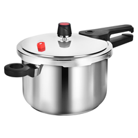 双喜（DOUBLEHAPPINESS）高压锅304不锈钢燃气电磁炉两用防爆家用压力锅巧锐24cm/7L 【304不锈钢】2-5人适用 24cm 7L
