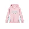 安踏 儿童连帽卫衣潮女童中大童时尚撞色休闲卫衣安踏童装