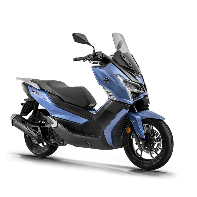 无极 VOGE SR150GT-H 混动 48V 踏板摩托车 午夜蓝