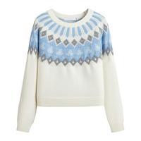 Navigare意大利小帆船费尔岛羊毛针织衫女2025秋季超好看毛衣