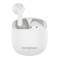 BarbetSound T83S LDAC无损解码 经典白 半入耳式蓝牙耳机