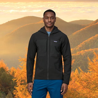 巴塔哥尼亚（Patagonia）R2 TechFace男女抓绒衣潮流软壳春季秋季83625/83626 83730/83731男款-BLK-黑色 XXL