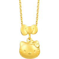 周生生 HelloKitty黄金吊坠三丽鸥足金少女心吊坠88468P定价