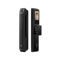 云米 蓝调 智能门锁 掌静脉 3D人脸识别 广角可视猫眼大屏