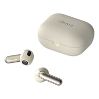 lifeme/魅蓝 Blus E 通话降噪 蓝牙耳机 有线充电 米白色 Type-C