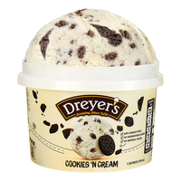 德雷尔（DREYER'S）曲奇妙趣牛奶高端冰淇淋750ml超大桶装 雀巢雪糕冰激凌家庭装 曲奇妙趣牛奶冰淇淋 750ml桶装