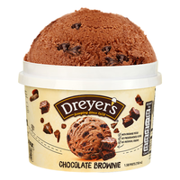德雷尔(DREYER'S)朱古力布朗尼巧克力高端冰淇淋750ml超大桶装 雀巢雪糕家庭装