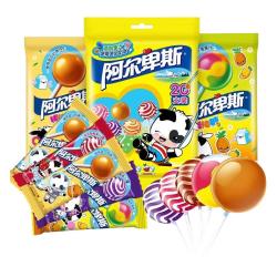 阿尔卑斯 高级牛奶味硬糖棒棒糖 200g 20支