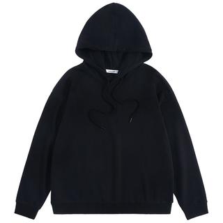 LA真维斯女装宽松休闲上衣连帽长袖卫衣女款帽衫白色衣服洋气上衣