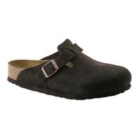 BIRKENSTOCK勃肯德国男女款牛皮绒面革软底Boston包头拖鞋