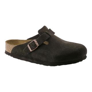 BIRKENSTOCK勃肯德国男女款牛皮绒面革软底Boston包头拖鞋