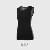 金利来保暖背心女士打底单上衣绵羊毛加绒加厚保暖背心 165(M)