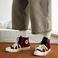 匡威(Converse)CONVERSE匡威1970S秋冬新品运动男女休闲板鞋圣诞深酒红色A17904C A17904C